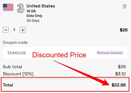 Amigo eSIM Coupon Code