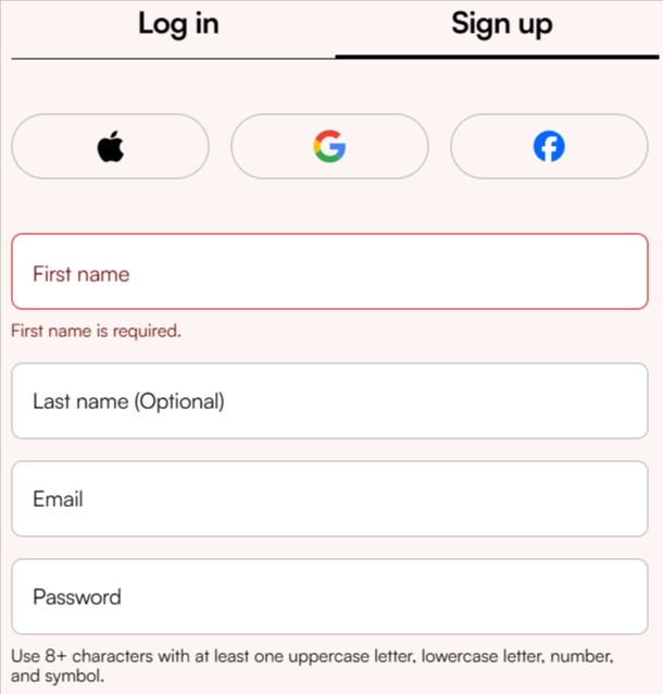 Create an account on Airalo