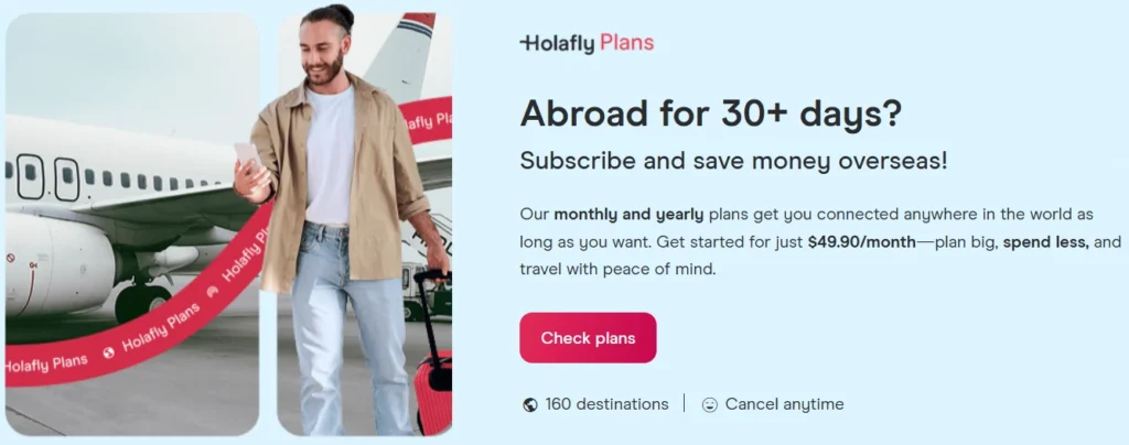 Holafly Long Stay eSIM Subscription