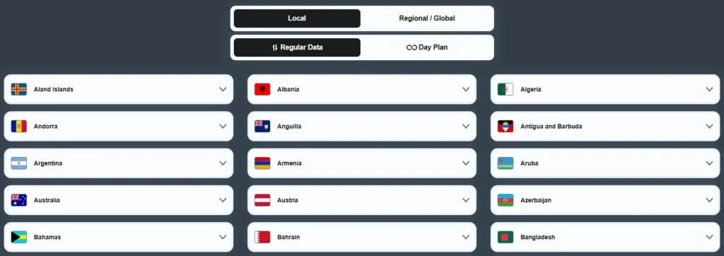 Select Destination for applying Coupon Code