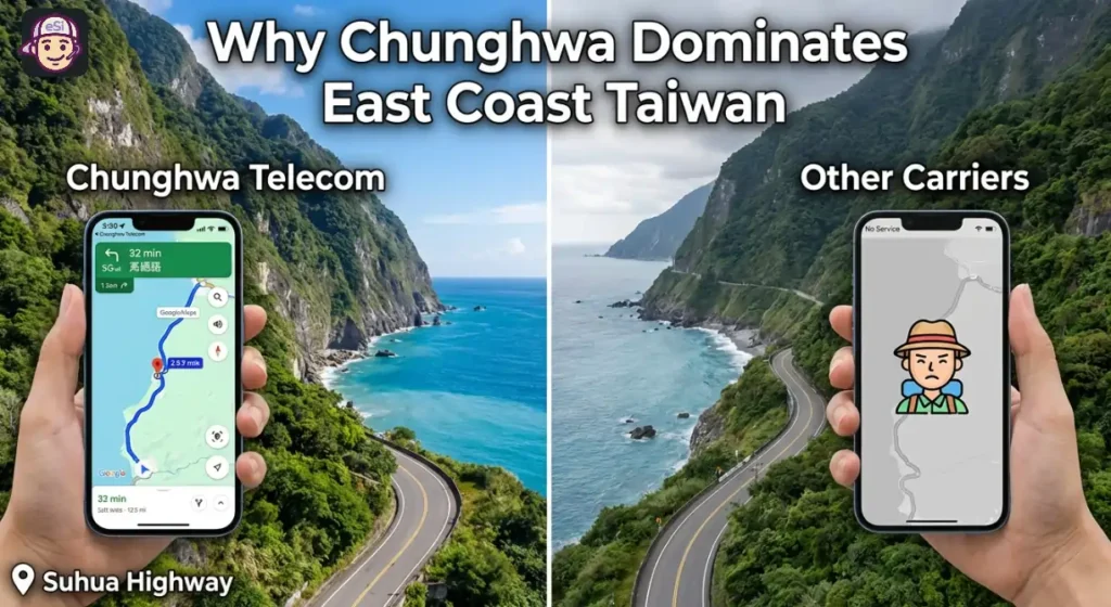 Chunghwa Telecom for Mountain and East Coast Taiwan
