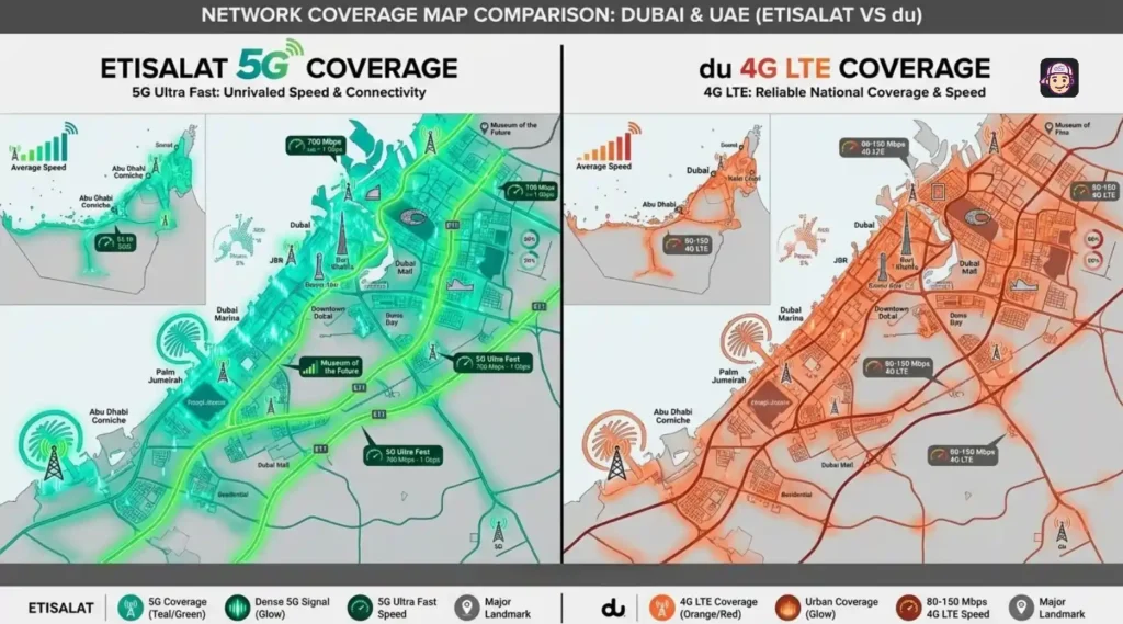 Dubai Network Coverage