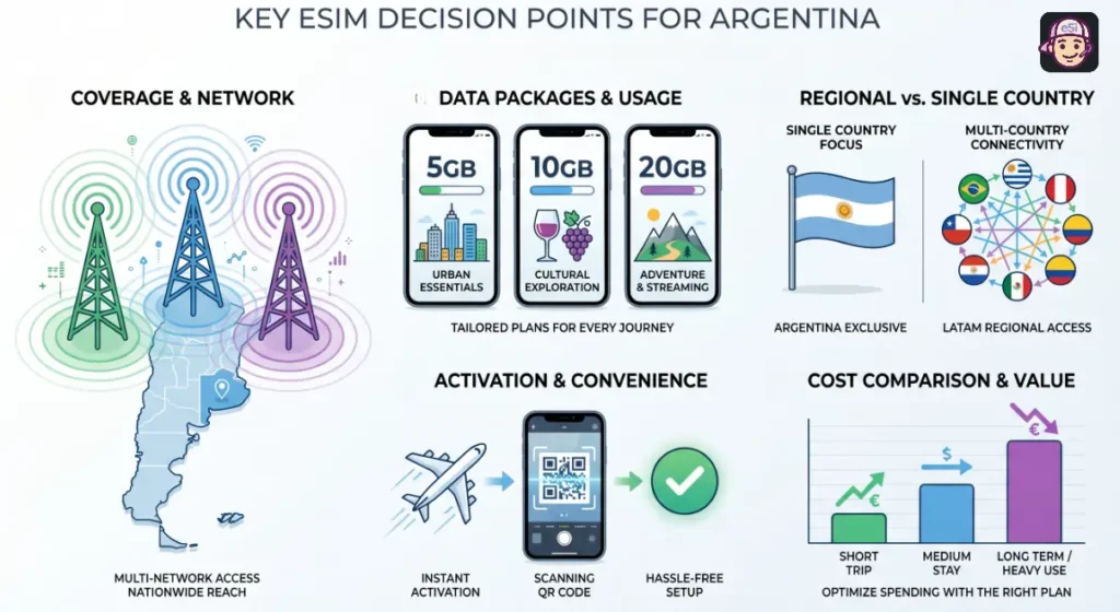 Key Points for Argentina eSIM