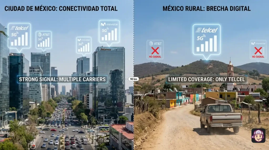 Mexico eSIM Network Coverage