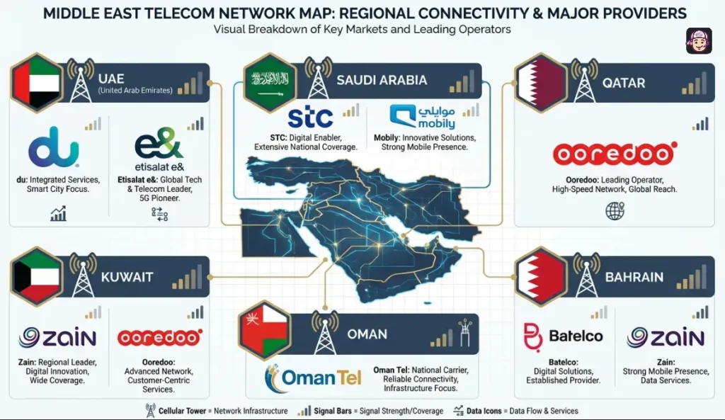 Middle East Network Coverage