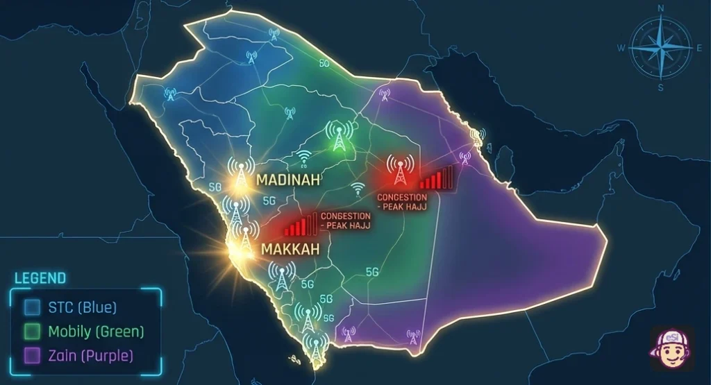 Saudi Arabia Network Coverage