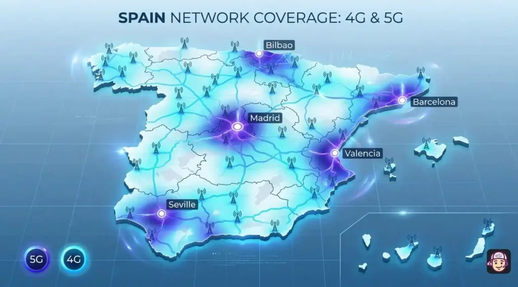 Spain Network Coverege