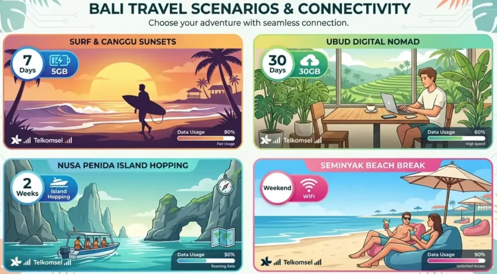 eSIM Data Plans for Bali Travel