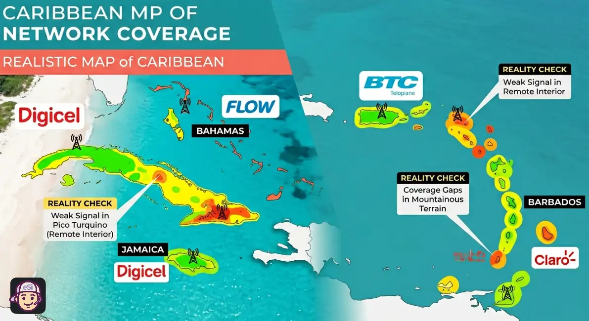 Caribbean Network Coverage