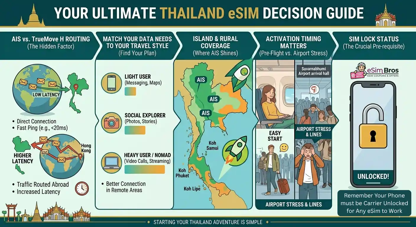 How to Choose Thailand eSIM